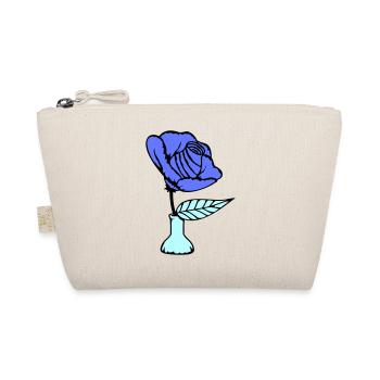 Beautiful Rose Vase Blossom Leaf Roses Romantic - Organic Pouch - nature - Front