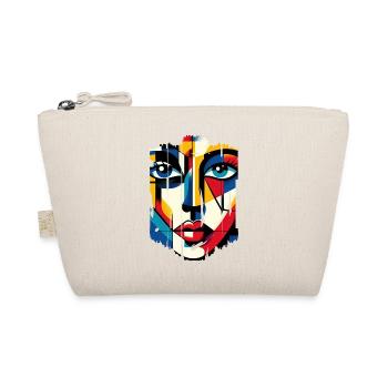 Frauen Girl Power Design Kunst Weiblicher Feminismus Symbol - Bio-Täschchen - Natur - Vorne