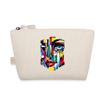 Frauen Girl Power Design Kunst Weiblicher Feminismus Symbol - Bio-Täschchen - Natur - Vorne
