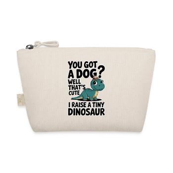 I adopted a dinosaur, not a dog - Organic Pouch - nature - Front