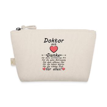 Doktor Arzt Danke für Ärztliche Betreuung - Bio-Täschchen - Natur - Vorne