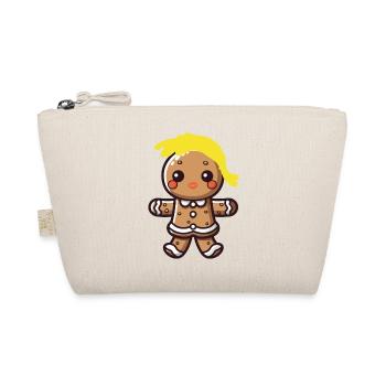 Gingerbread Woman - Organic Pouch - nature - Front