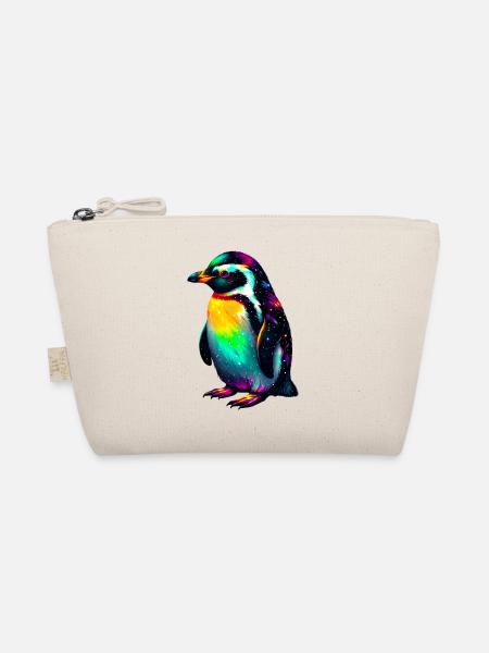 Pinguin - Bio-Täschchen - Natur