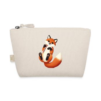 Renard espiègle avec une canne à sucre pour Noël - Trousse biologique - nature - Devant