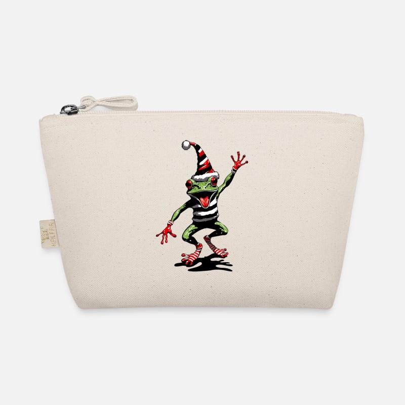 Grenouille dansante avec chapeau de Noël Trousse biologique