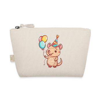 Armadillo Anniversaire Bande Dessinée Mignon - Trousse biologique - nature - Devant