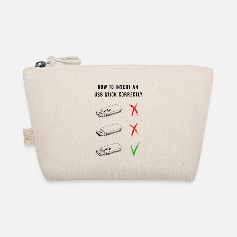 How to insert an usb stick correctly Organic Pouch