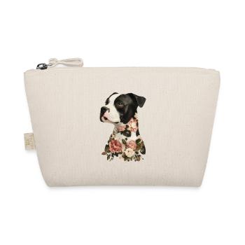 romantic illustration american staffordshire te - Organic Pouch - nature - Front