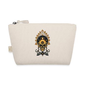 The golden skull and its cosmic secrets. - Organic Pouch - nature - Front