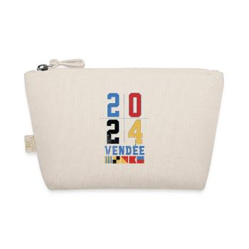 Globe regatta design Year 2024 Vendée - Organic Pouch - nature - Front