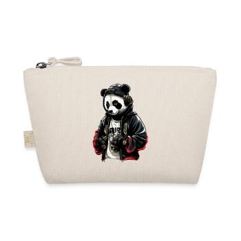 SSW29 Disko Panda - Bio-Täschchen - Natur - Vorne