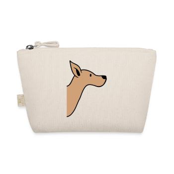 Good Dog Face Cute Pet Head Cute - Organic Pouch - nature - Front