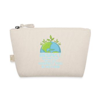 Respect Nature's Gift Planet Environmental Earth D - Organic Pouch - nature - Front