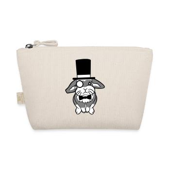 Mr. Bunny Gentleman Chapeau haut de forme Monocle Lunettes - Trousse biologique - nature - Devant