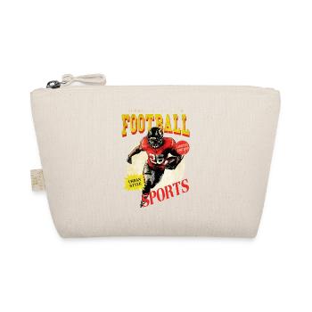 Joueur de football américain USA Amérique Sports Rétro - Trousse biologique - nature - Devant