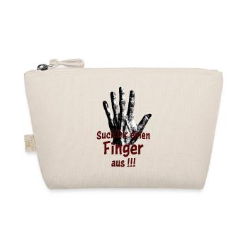 Such Dir einen Finger aus!!! - Bio-Täschchen - Natur - Vorne