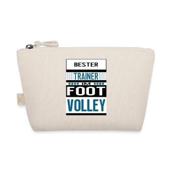 Footvolley Trainer Bester Footvolleytrainer Team - Bio-Täschchen - Natur - Vorne