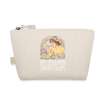 No pelmeni, that's a problem, Art Nouveau - Organic Pouch - nature - Front