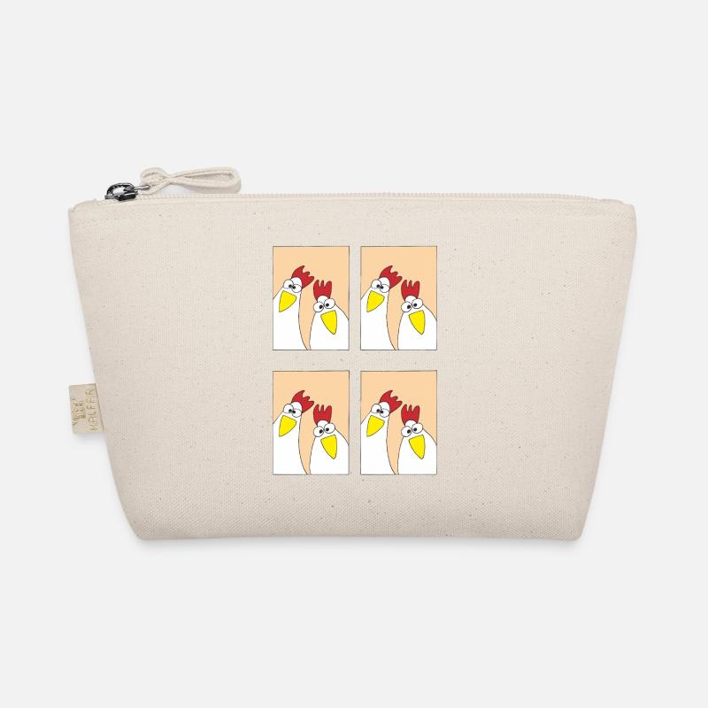 Funny Chickens Pictures Organic Pouch