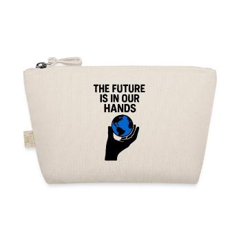 The Future is in our hands - Organic Pouch - nature - Front