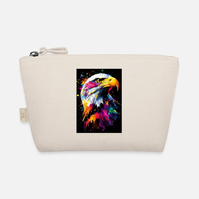 Eagle Bird Pop Art Colorful Organic Pouch