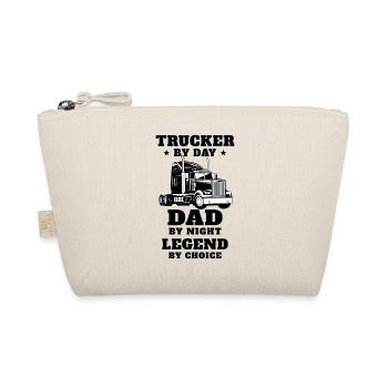 Trucker and Dad – Hero on the Road and at Home - Organic Pouch - nature - Front