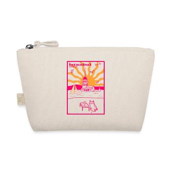 Istanbul Maiden's Tour Vibes Summer Boho - Organic Pouch - nature - Front