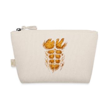 Fire Orange Muscle Structure - Organic Pouch - nature - Front