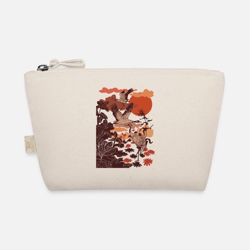 CRANES - Organic Pouch - nature