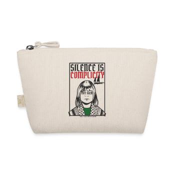 Silence is complicity, Free Gaza, Free Palestine - Organic Pouch - nature - Front
