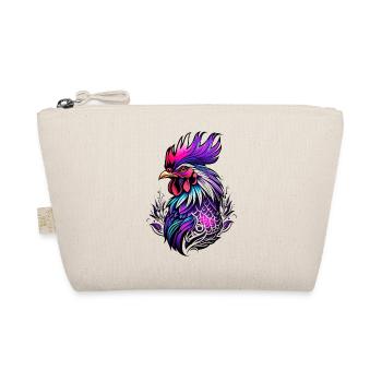 Rooster colorful in tattoo style - Organic Pouch - nature - Front
