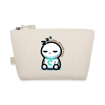 Forever Loading Sleepy Mascot - Organic Pouch - nature - Front