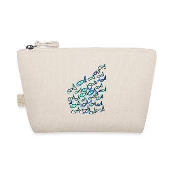 Fish, school of fish, hand drawn, illustration - Organic Pouch - nature - Front