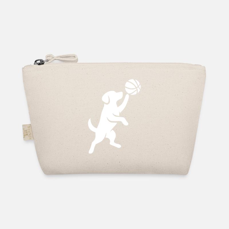Jeté de basketteur à la silhouette minimaliste Trousse biologique