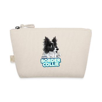 TEAM Border Collie Long Hair - Black Two-Tone - Organic Pouch - nature - Front