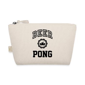 Bier Pong Uni - Bio-Täschchen - Natur - Vorne
