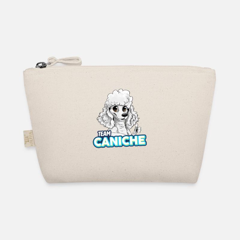 TEAM Poodle - White Organic Pouch