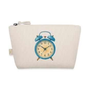wecker uhr aquarell - Bio-Täschchen - Natur - Vorne