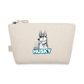 TEAM Husky - Grey - Organic Pouch - nature - Front