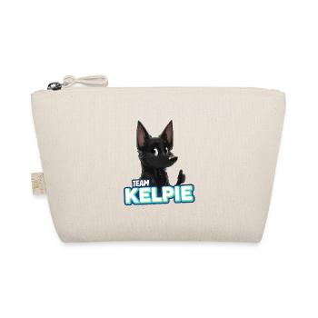 TEAM Kelpie - Black - Organic Pouch - nature - Front