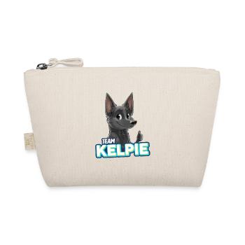 TEAM Kelpie - Blue - Organic Pouch - nature - Front