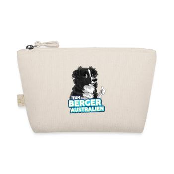 TEAM Australian Shepherd Dog - Black - Organic Pouch - nature - Front