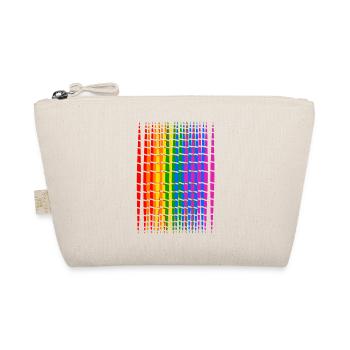 Buntes Gay Pride Party Shirt Design - Bio-Täschchen - Natur - Vorne