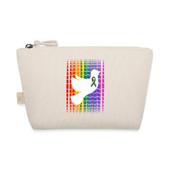 Pride Fiedenstaube Ukraine - Bio-Täschchen - Natur - Vorne