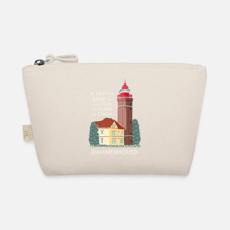 Dahme, hand drawing of old lighthouse, Dahmeshöved Organic Pouch