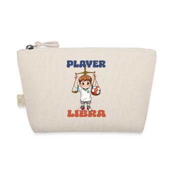 Soccer Player Zodiac Libra - Player Libra - Organic Pouch - nature - Front