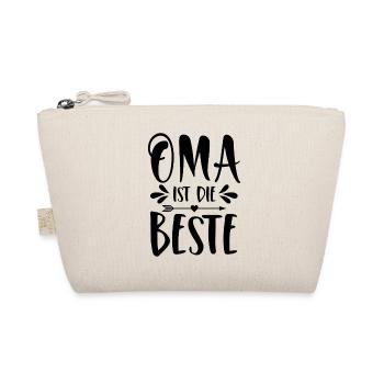 Oma ist die Beste - Bio-Täschchen - Natur - Vorne