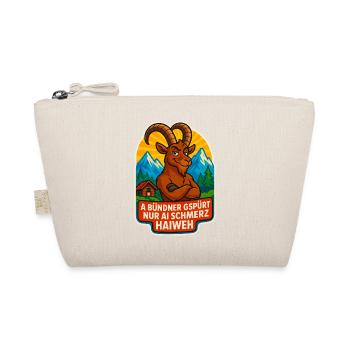 A Graubünden feels hur ai pain haiweh - Organic Pouch - nature - Front