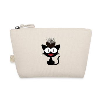 Chat fou. Chat bizarre – Drôle de cheveux - Trousse biologique - nature - Devant