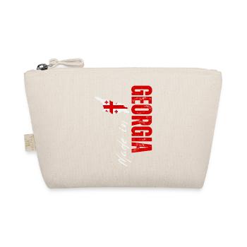 Made in Georgia, vertical design - Organic Pouch - nature - Front